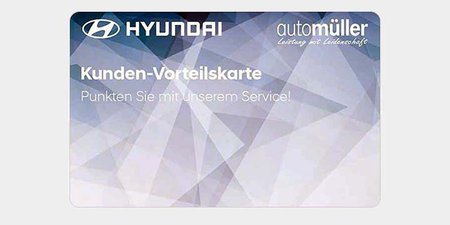 Hyundai Kunden-Vorteilskarte