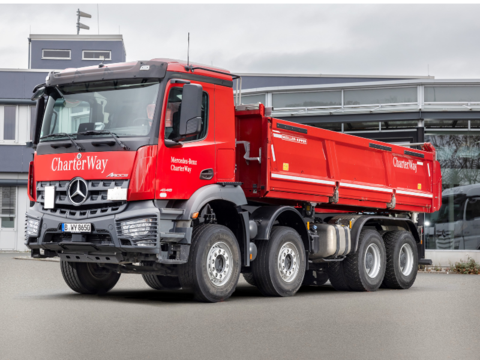 Mercedes-Benz Arocs Kipper, Markenlogo