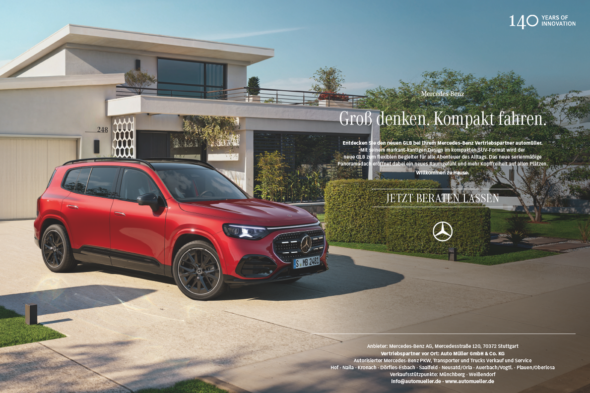 Angebot zum neuen Mercedes-Benz GLB bei automüller