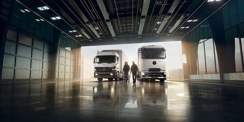 30 Jahre Mercedes-Benz Actros – Jubiläum der Lkw-Legende bei automüller