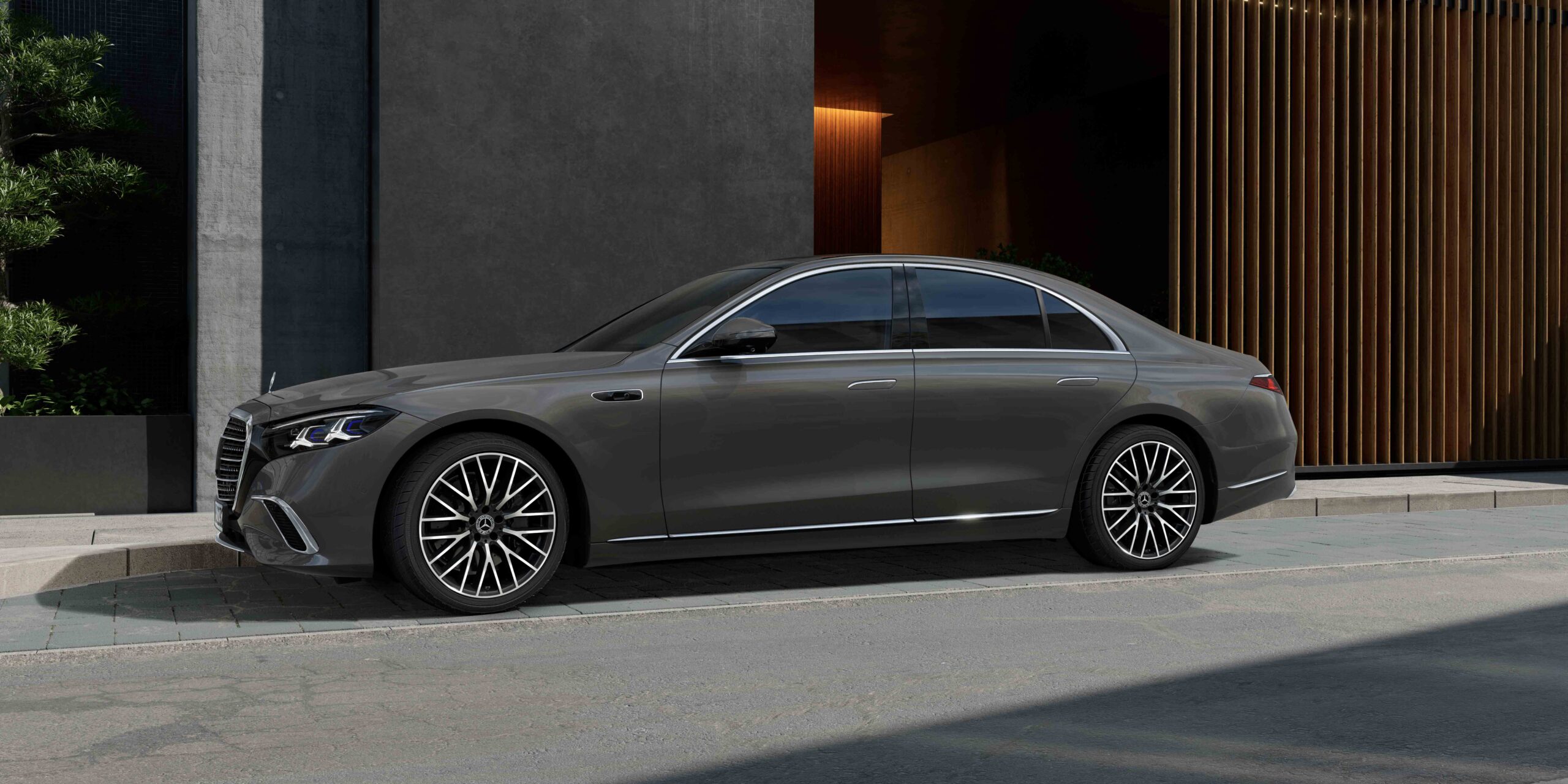 Die neue Mercedes-Benz S-Klasse in der Frontansicht