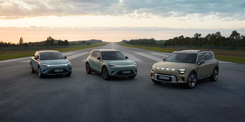 smart bei automüller – die vollelektrische Modellfamilie